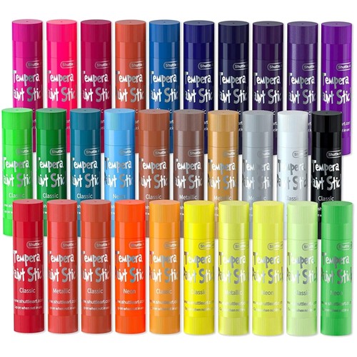 Tempera paint sticks set - tempera,