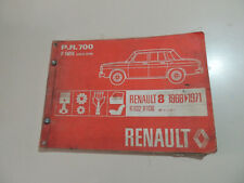Renault 8 R1136 6CV R1132 Major Teilekatalog Reservedelskatalog Catalog  pieces