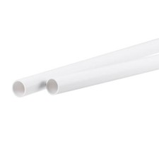 2x PVC Rohr Rund starre
