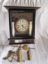 Biedermeier Rahmenuhr In