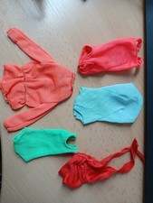 "Barbie"  Kleidung - 6 Oberteile - Badeanzug - Body  Vintage 70 er Jahre