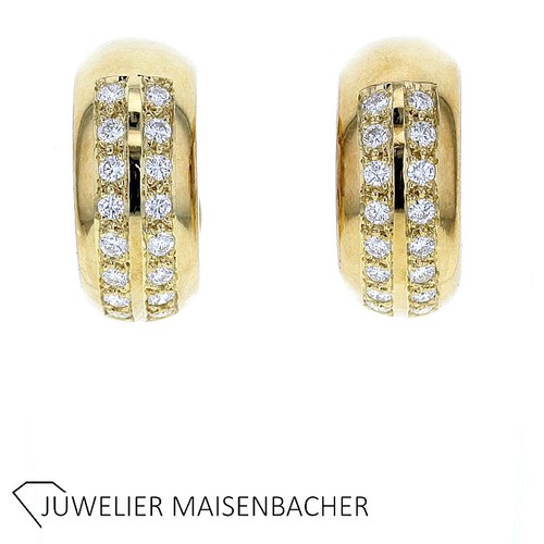 Zeitlose brillant halbcreolen - zeitlose,
