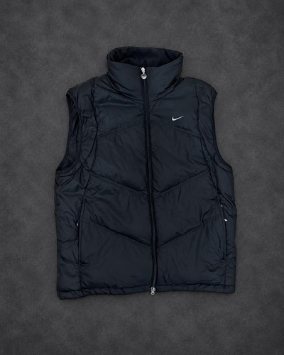 Nike puffer down vest - vest, black