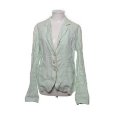 120% Lino, Blazer, Größe: 48, Grün, Leinen, Streifen, Damen #buF