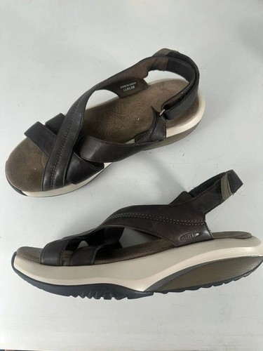 Mbt sandalen braun mokka leder - sandalen,