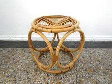 bambus rattan hocker 50er mid
