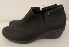 *  ARCOPEDICO weiche Echt Leder Halb Schuhe Gr. 38 NEU Schwarz Portugal