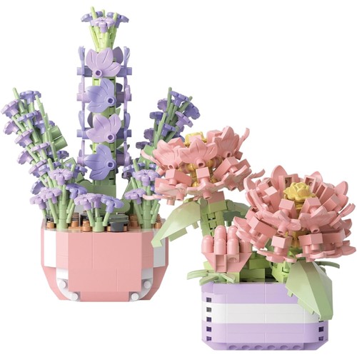 Klemmbausteine blumen set - klemmbausteine,