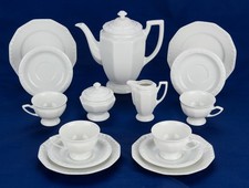 Rosenthal Classic Rose - Maria Weiß - Mokkaservice für 4 Pers.