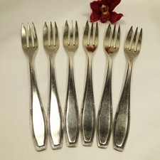 6 schöne alte Kuchengabeln