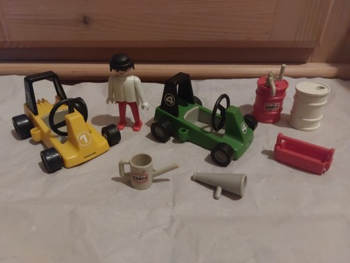 Geobra playmobil system - system, gokart