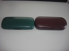 2x Original FIELMANN Optiker Qualität Hardcase grün&braun für Lesebrille Brille