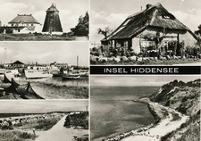 01-482 Ansichtskarte Insel Hiddensee Ostsee Kloster Vitte Blaue Scheune Rügen