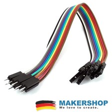 Jumper Wire Kabel 10P 20cm Steckbrücken Raspberry Arduino Steckbrett female -...