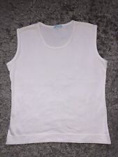 Damen Top T-Shirt Weiß Gr XL Von Nosch Sehr Guter Zustand