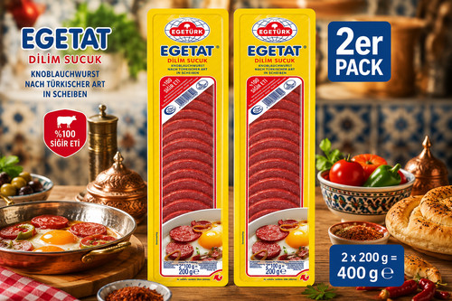 Egetürk egetat dilim sucuk - egetat,