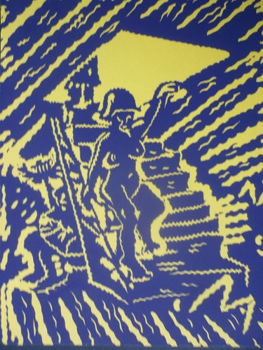 Jörg immendorff linolschnitt - immendorff,