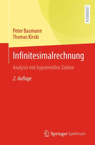 Infinitesimalrechnung analysis - infinitesimalrechnung,