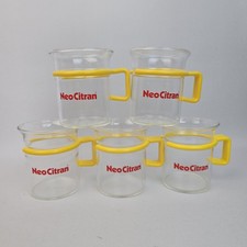 5x Bodum Neo Citran Bistro Teeglas Teegläser gelber Griff NEUWERTIG Sammler GLAS