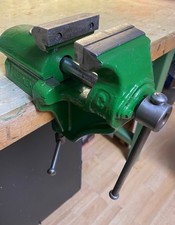 Leinen Parallelschraubstock gebraucht / 80mm Backenbreite
