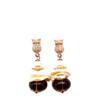 Edle Eulen-Ohrringe mit