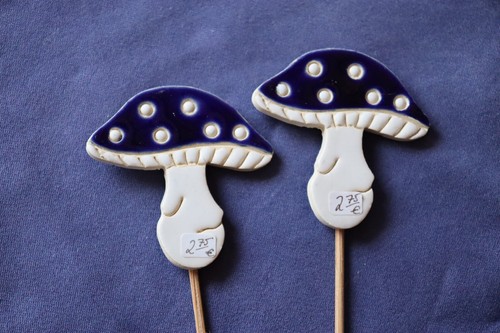 Dekoration 2 blumenstecker - -,