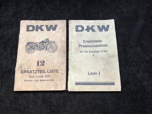 Original ersatzteilliste dkw - ersatzteilliste,
