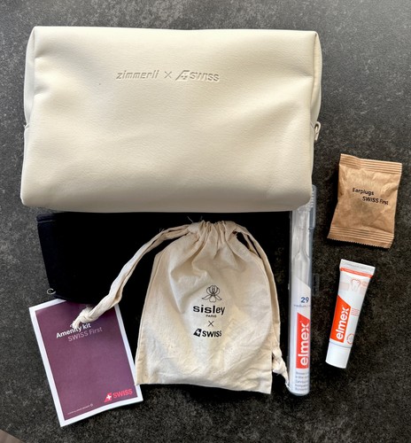 Swiss first class amenity - swiss,