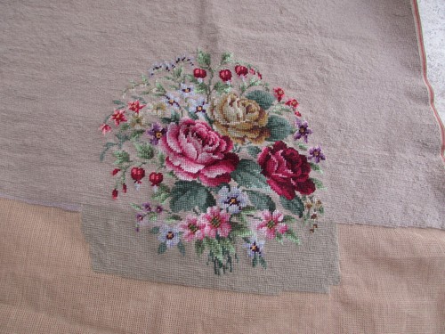 Alte petit point stickerei - petit,