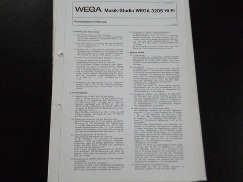 Original service manual - original,