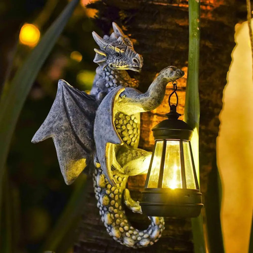 Drachen solarlaterne - drachen,