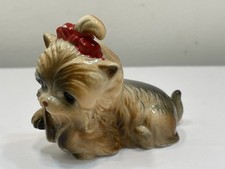 Porzellan Figur Hund Yorkshire
