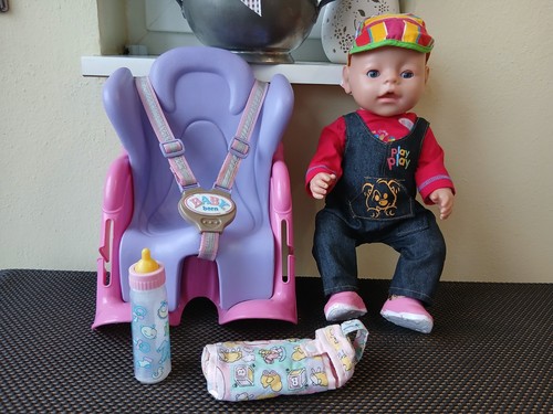 Baby born puppe von zapf - von, mit