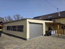 Fassade Trapezblech 10m x 4m x