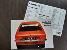 OPEL  Kadett City ,  Prospekt