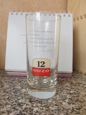 Ouzo 12 original Glas