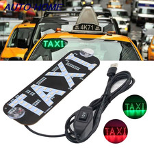 Zweifarbiges Taxi LED Schild -