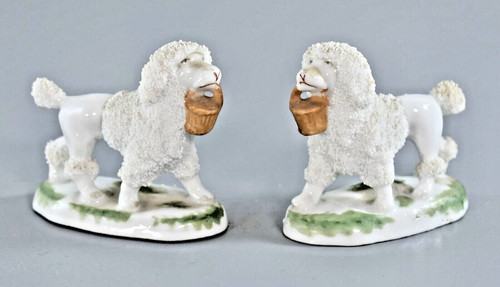 Antiker staffordshire pudel - antiker,