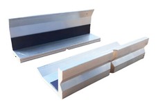 Schonbacken Aluminium Schutzbacken Spann f. Schraubstock Magnet 100 125 150mm 