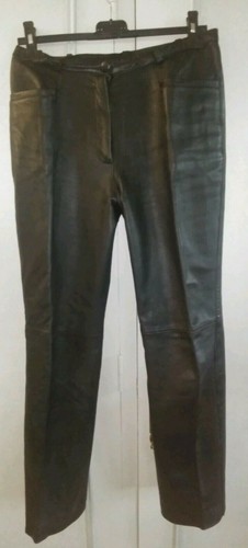 Lammlederhose schwarz größe - schwarz,