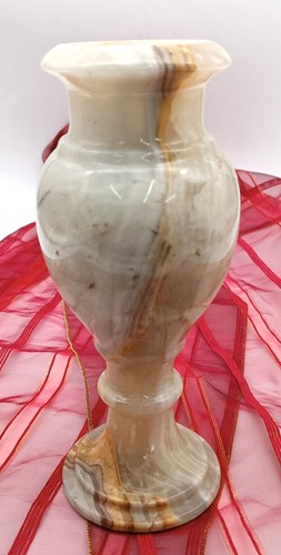 Vase aus onyxmarmor 23 - 23, cm