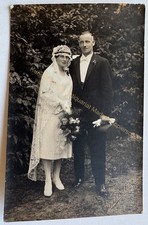 orig. Foto AK Hochzeit Braut