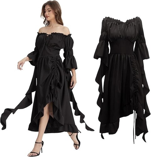 Schwarzes vintage gothic - schwarzes,