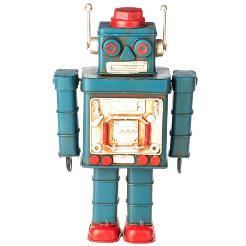 Blechmodell roboter - blechmodell,