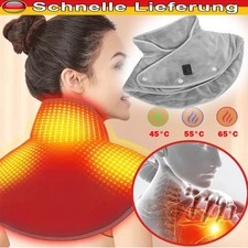 Wärme & Massage Heizkissen Elektrisch für Nacken Schulter Rücken Nackenwärmer