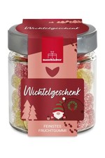 Fruchtgummis im Glas - Wichtelgeschenk 120 g Gummibärchen naschlabor