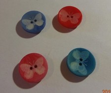 Knopf Steinnuss Schmetterling