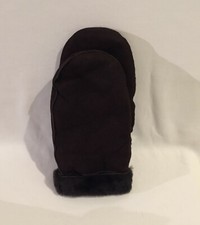 Fausthandschuh Fäustlinge mit Lammfell Leder  verschiedene Farben S - XL