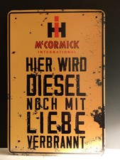 IHC Mc Cormick Blechschild