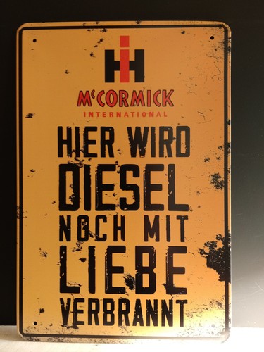 Ihc cormick blechschild - ihc, mc